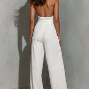 Mono sin mangas cuello halter Paula