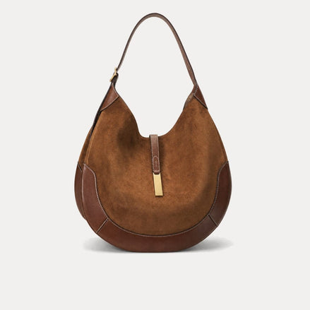 Bolso hobo Domitille — Marrón