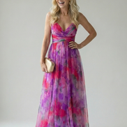 Giselle | Vestido maxi encantado con motivo floral