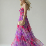 Giselle | Vestido maxi encantado con motivo floral