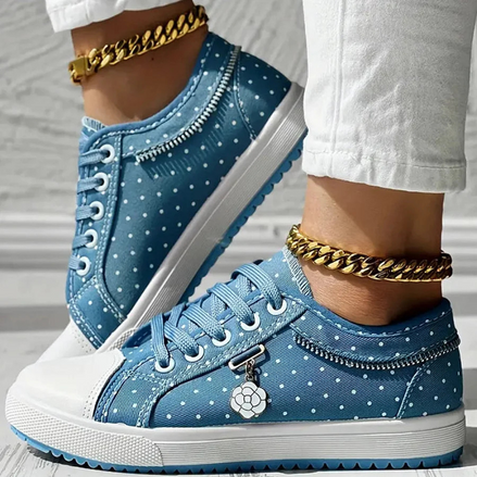 Chiara | Zapatillas Elegantes para Mujer con Detalles Florales