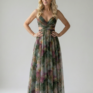 Giselle | Vestido maxi encantado con motivo floral