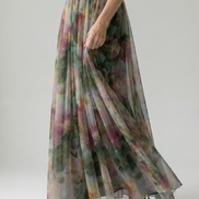 Giselle | Vestido maxi encantado con motivo floral