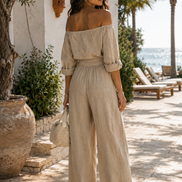Arabella | Conjunto exclusivo con efecto lino para un verano con estilo