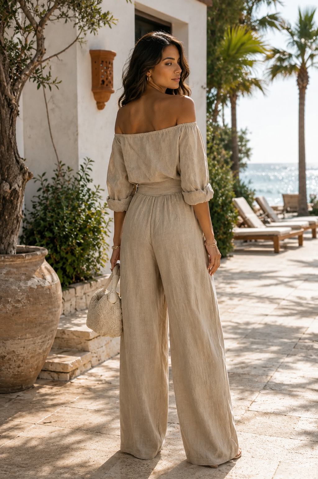 Arabella | Conjunto exclusivo con efecto lino para un verano con estilo