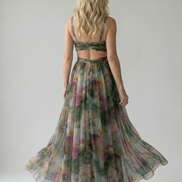 Giselle | Vestido maxi encantado con motivo floral