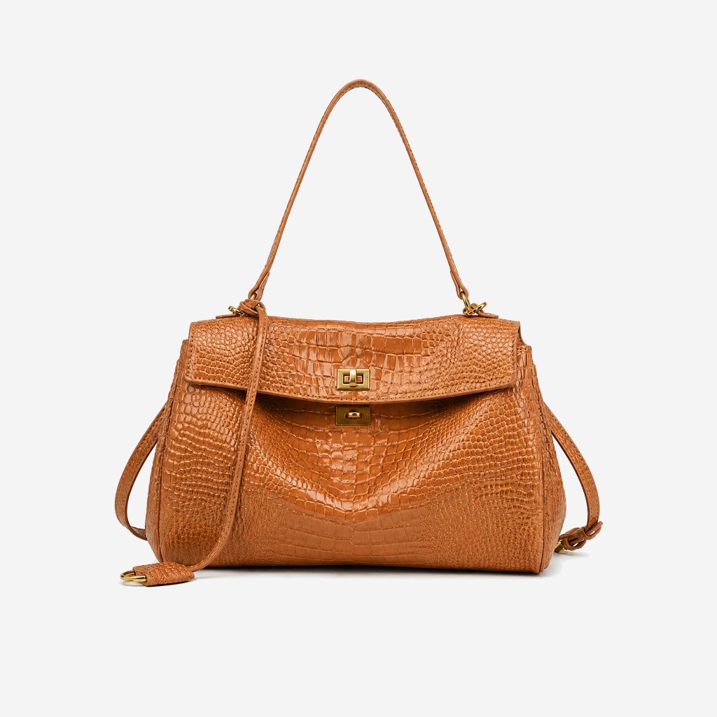Bolso de mano Pénélope — Cuero