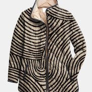 Chaqueta Acolchada Círculos Dibujados