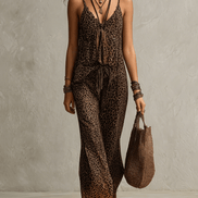 Conjunto Tres Piezas Bohemio Leopardo Degradado