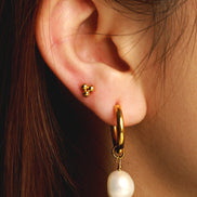 Pendientes Contemporary Pearl
