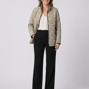 Chaqueta Acolchada Tapicería Floral