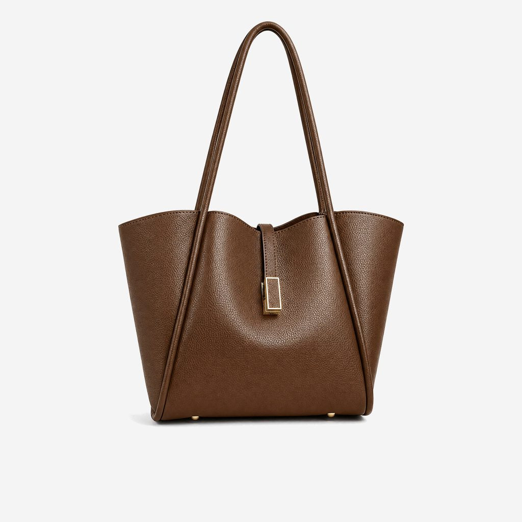 Bolso tote Séraphine — Marrón