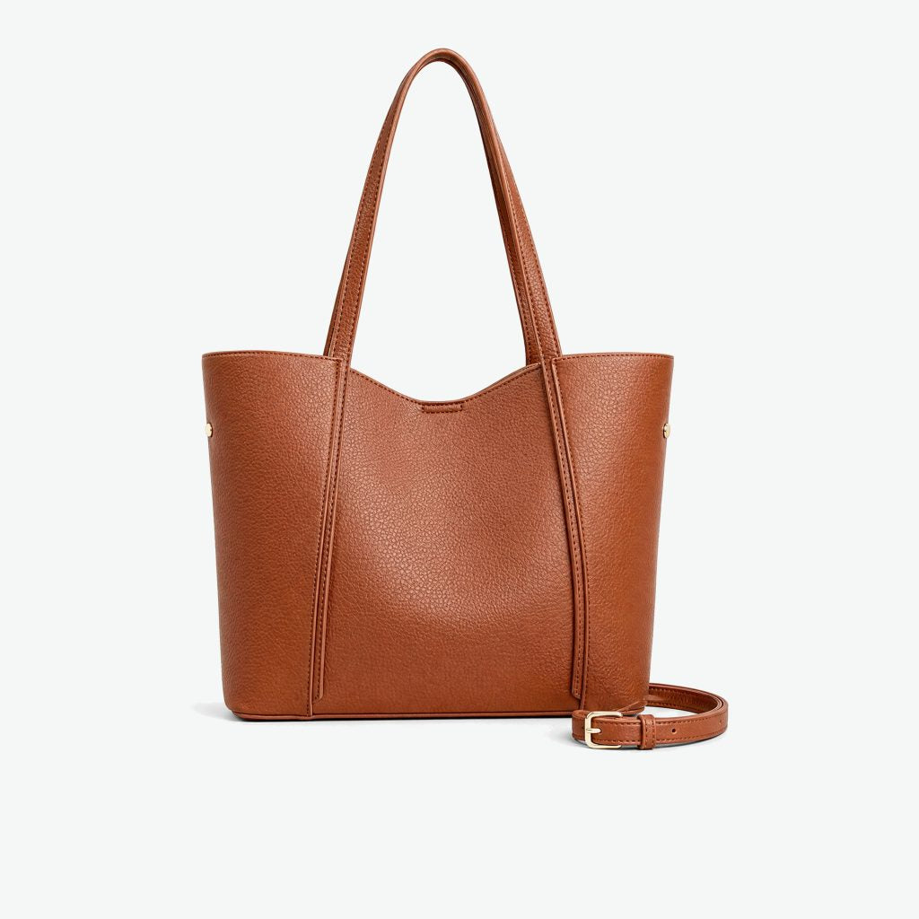Bolso tote Valentine — Coñac