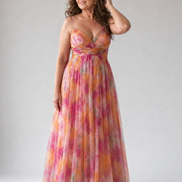 Giselle | Vestido maxi encantado con motivo floral