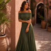 Vestido de Toledo en verde