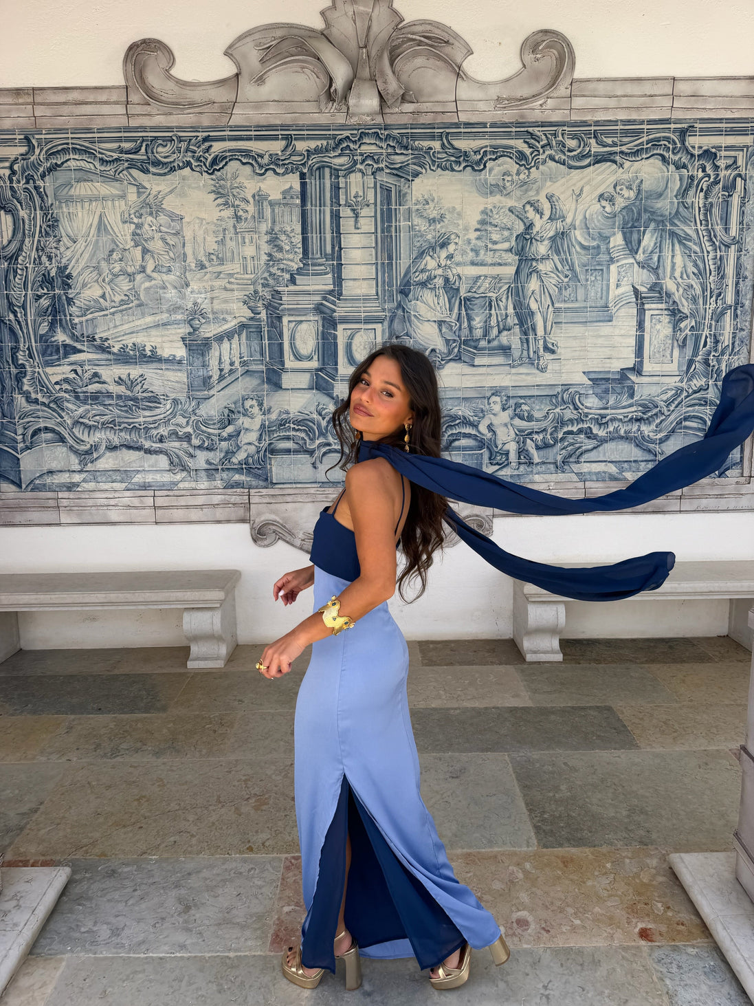 Vestido Zahara en Azul | EDICION LIMITADA