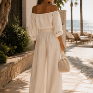 Arabella | Conjunto exclusivo con efecto lino para un verano con estilo