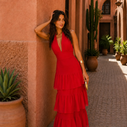 Vestido Manila en rojo