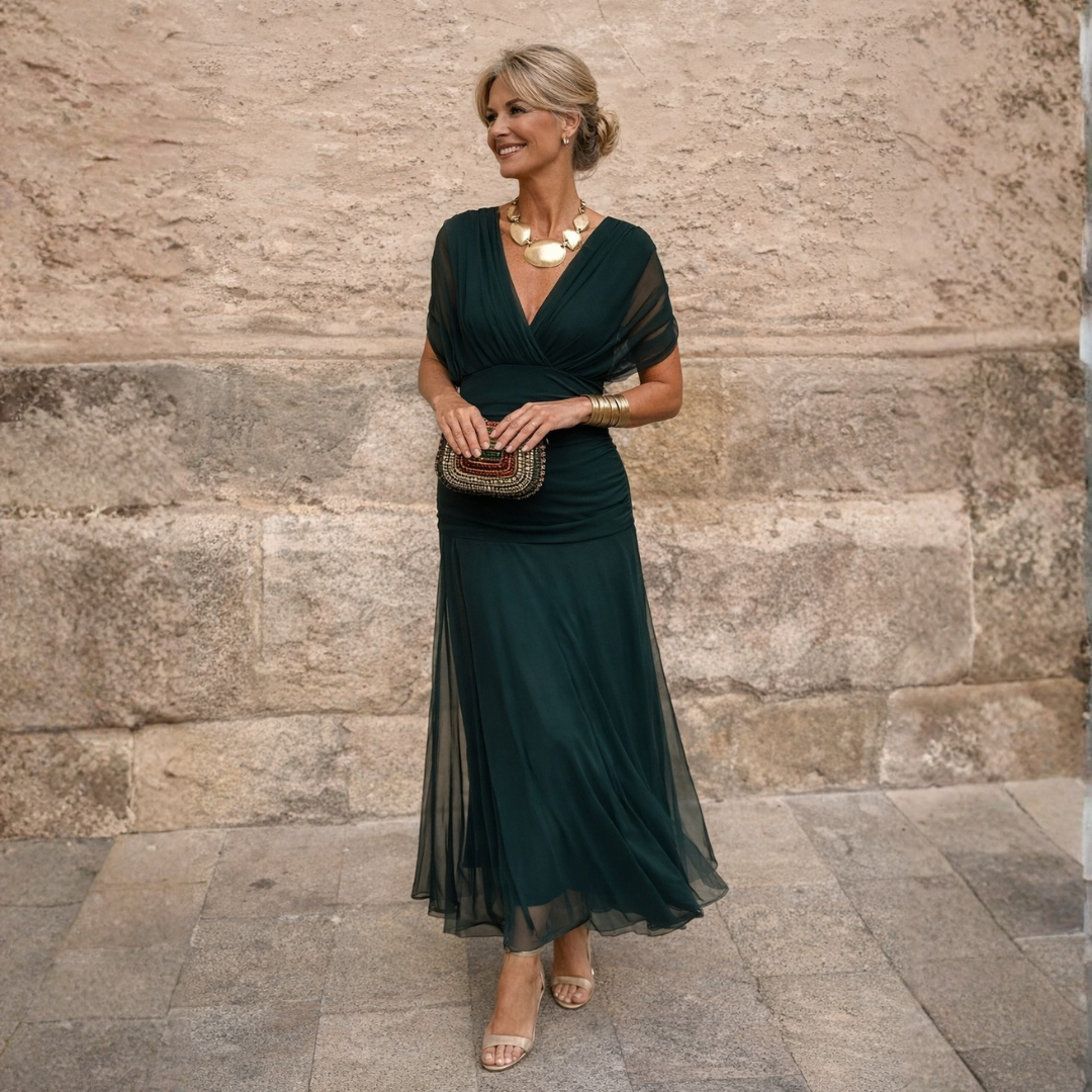Elara | Vestido Largo de Caída Fluida
