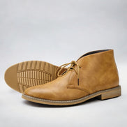 Botas Chukka hombre cuero elegante con cordones – botines casual formales cómodos