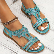 Maison | Sandalias ortopédicas con detalles de cristal