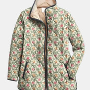 Chaqueta Acolchada Tapicería Floral