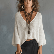 Conjunto Pantalón Harem con Manga Capa