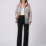 Chaqueta Acolchada Patchwork Floral