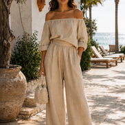 Arabella | Conjunto exclusivo con efecto lino para un verano con estilo