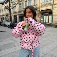 Trench Valentina Rosa de Lunares™