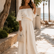Arabella | Conjunto exclusivo con efecto lino para un verano con estilo