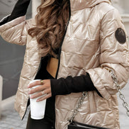 Christina™ | Chaqueta con capucha estilo patchwork