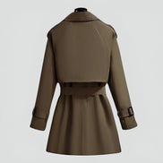 Trench Elegante de Mujer de Largo Medio