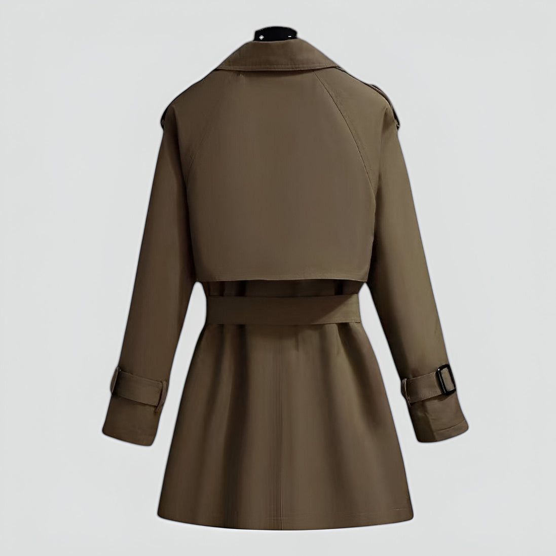 Trench Elegante de Mujer de Largo Medio