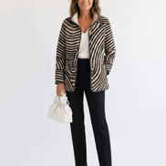Chaqueta Acolchada Círculos Dibujados