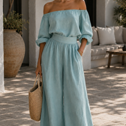 Arabella | Conjunto exclusivo con efecto lino para un verano con estilo