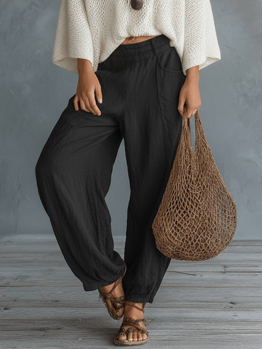 Conjunto Pantalón Harem con Manga Capa
