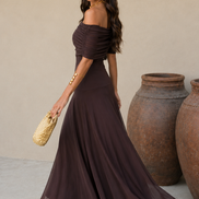 Vestido Toledo en color marrón