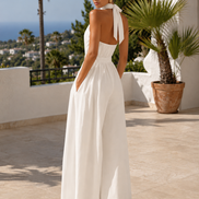 Fiamma | Elegante mono blanco en tejido trenzado