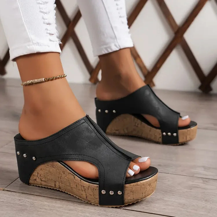 Mariana - Sandalias con tacón de cuña