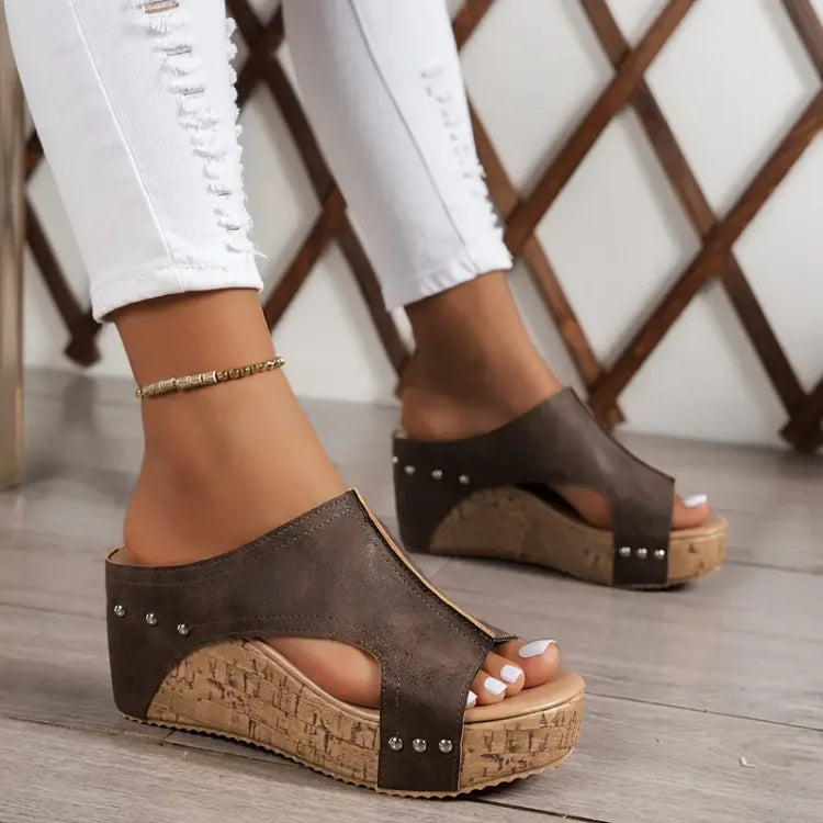 Mariana - Sandalias con tacón de cuña