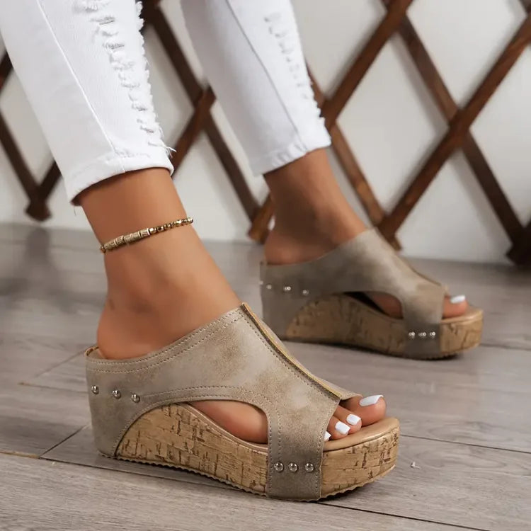 Mariana - Sandalias con tacón de cuña