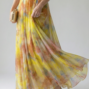 Giselle | Vestido maxi encantado con motivo floral