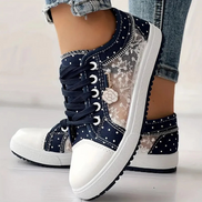 Chiara | Zapatillas Elegantes para Mujer con Detalles Florales