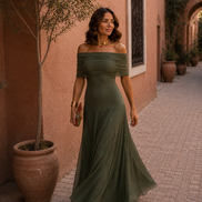 Vestido de Toledo en verde