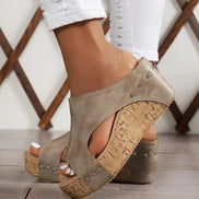 Mariana - Sandalias con tacón de cuña