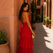 Vestido Manila en rojo