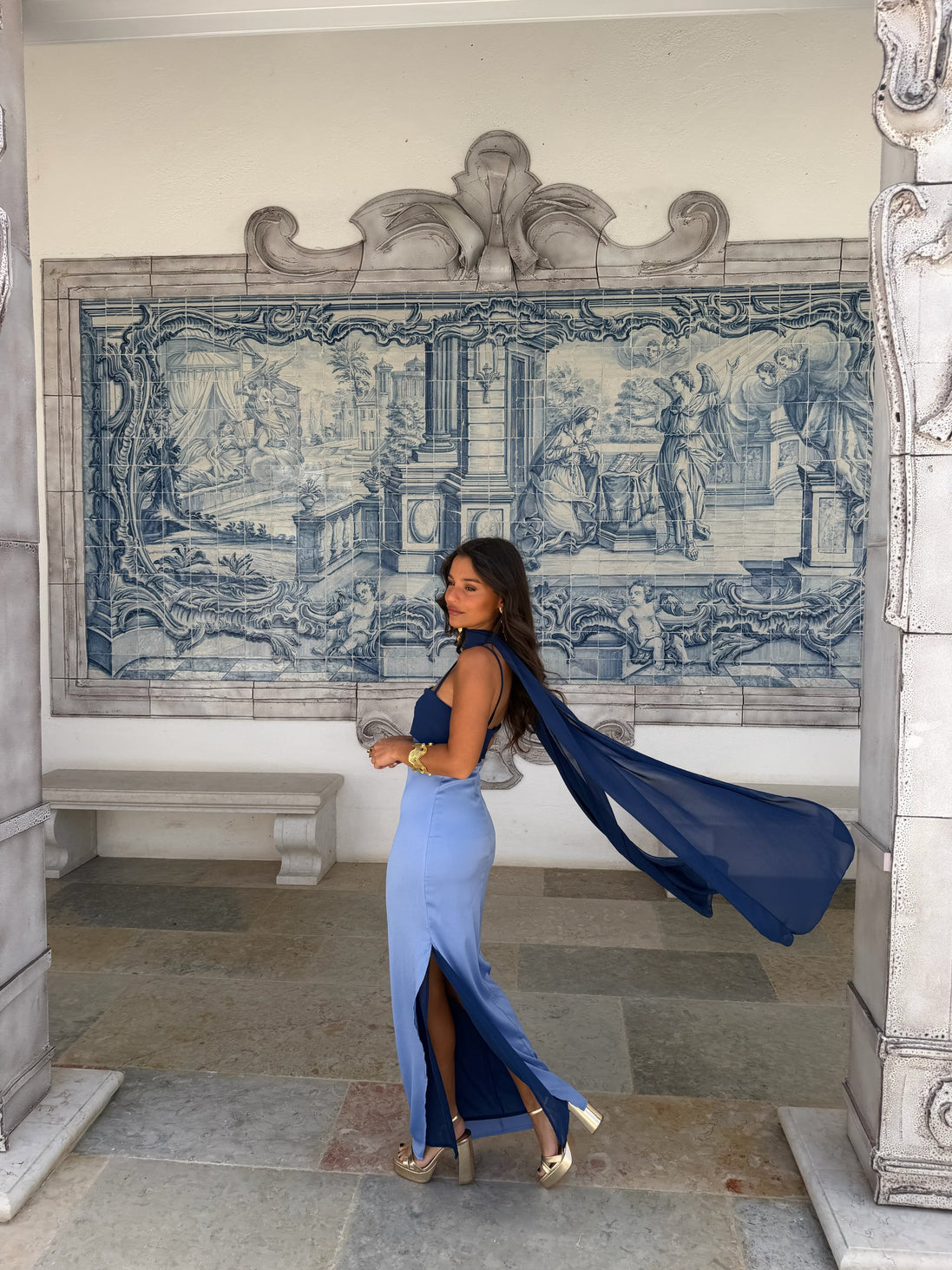 Vestido Zahara en Azul | EDICION LIMITADA