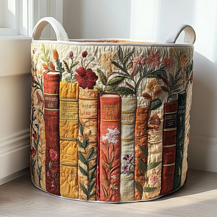 Jardín Literario | Cesta de Almacenamiento Acolchada