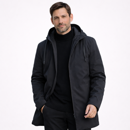 Nolan | Abrigo Largo con Estilo Urbano